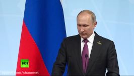 Putin holds press conference at G20 in Hamburg