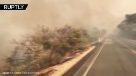 RAW Huge wildfires rage in California forcing evacuations