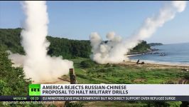 US rejects Russian Chinese proposal to halt military drills amid rising tensions