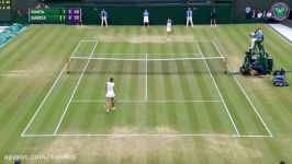 Johanna Konta v Caroline Garcia highlights  Wimbledon 2017 fourth round