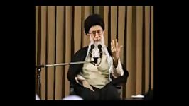 تواضع امام خامنه ای