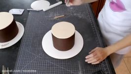 Making a Birch Tree Cake