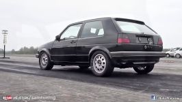 تست سرعت VW Golf Mk2