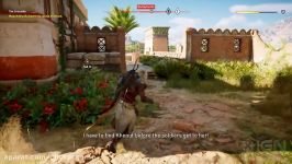 20 Minutes of Assassins Creed Origins Open World Gameplay in 4K  E3 2017