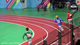 BANGTAN BOMB BTS 방탄소년단 a 400 meter relay race 2016 설특집 아육대