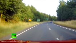 Nothing to see here just a hot air balloon landing on UK road