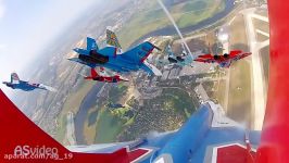 GoPro2 mounted the tail of the MiG 29 and Su 27 cockpit