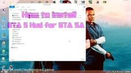 Hud gta V for GTA san کم حجم سازگار سمپ