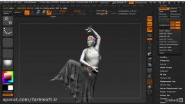 دانلود آموزش Lynda ZBrush Learn to Sculpt Cloth...