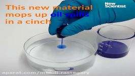 New material mops up oil spills