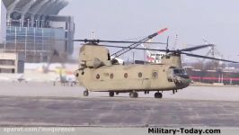 فیلم هلیکوپتر CH 47F Chinook