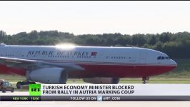 اتریش وزیر افراطی کشور ترکیه را مجبور ب خروج ازکشور کرد