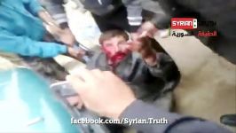شکنجه ظالمانه یک سوری توسط تروریست های سوری