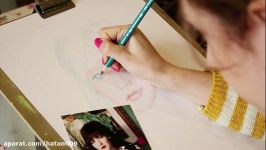 Colour Pencil Portrait Speed Drawing by Lianne Williams