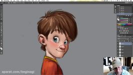 Character design in Photoshop on my Wacom Cintiq 22HD