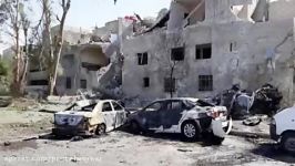 Syria conflict Suicide car bomb chase in Damascus