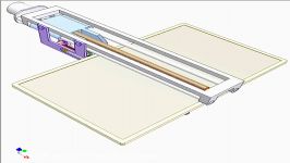 Mechanism for spreading a monitor