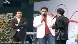 شوخی های بامزه حسن ریوندی احسان علیخانی روی صحنه