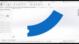 استفاده Insert Bends در محیط ورقکاری SolidWorks