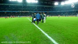 Real Madrid celebrate Club World Cup win on the pitch