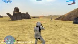 Star Wars Battlefront 1 gameplay Tatooine Dune Sea  Galactic Civil War mission 1