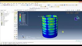 آموزش تحلیل کمانش استوانه در آباکوس