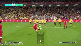 ویدیوی زیبایی سیستم ضربه آزاد PES2018حتما ببینید