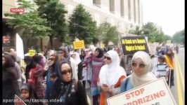 اعتراض در آمریکا به اشغالگری آل سعود