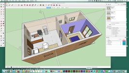 Scale modeling from a plan drawing in SketchUp