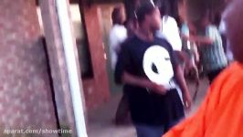 Hood Battle guy with knife girls fight too