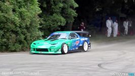 2017 Goodwood Festival of Speed BEST of Day 3  Burnouts Donuts Pure Sounds