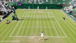 Agnieszka Radwanska v Jelena Jankovic highlights  Wimbledon 2017 first round