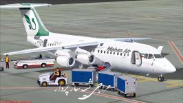 خدمات فرودگاهی به RJ100 هواپیمایی ماهان