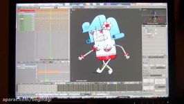 Penelope Walk Cycle  Blender 2.6