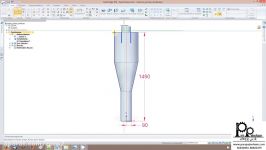 تحلیل Cyclone Simulation به کمک انسیس فلوئنت 1 ICEM