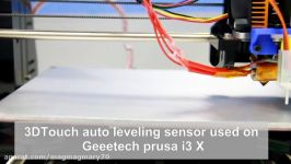 3DTouch auto leveling sensor on Geeetech prusa I3 pro X 3D printer