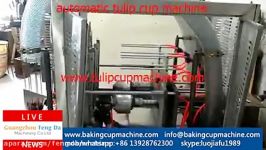 high speed automatic tulip muffin cup machinespeed is 40 pcsmin