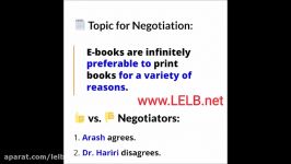 English Negotiation on E books vs. Print Books  LELB Society