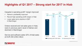 Cargotecs Q1 2017 interim report