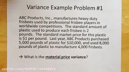 Standard Costs and Variances Two Examples