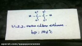 High vacuum distillation of tetrachloroethane