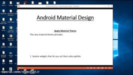 Android Material Design  01  Apply Material Theme