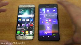 Samsung Galaxy S7 Edge vs Microsoft Lumia 950XL  Speed Test 4K