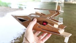 How to make boat luxury Yacht  Amazing Cardboard DIY