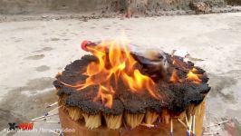 AMAZING EXPERIMENT 20000 MATCHES VS COCA COLA  Dont Try this At Home