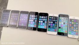 iPhone 6 Plus vs 6 vs 5S vs 5C vs 5 vs 4S vs 4 vs 3GS vs 3G vs 2G Drop Test