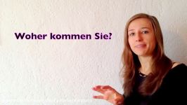 GERMAN LESSON 3 How to say I e from.. in German