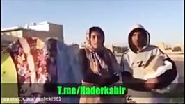 ضعیت دردناک یک دختربه نام زهرا باصری برادرش در مرودشت استان فارس در یک چادر زندگی میکنند