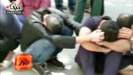 فیلم دستگیری گسترده سارقان خشن در پایتخت