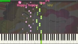 The Goof Off  ANIMATED SOLO PIANO TUTORIAL wLYRICS   Synthesia HD